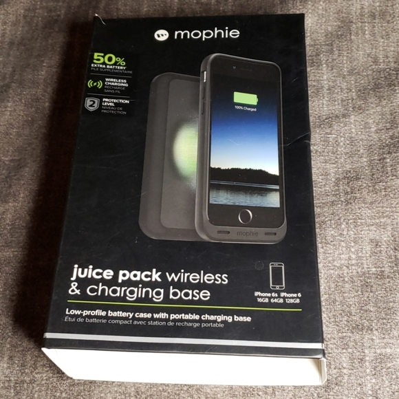 Mophie juice pack case and charging base - Picture 2 of 5